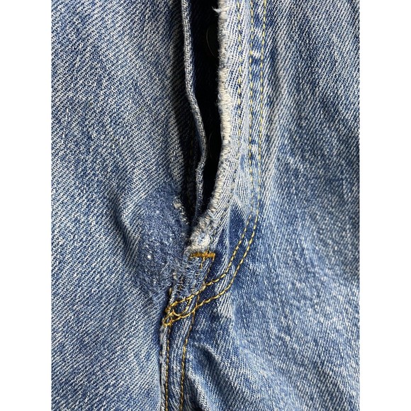 Vintage Y2K Levi's 501 Button Fly Denim Jeans (measured 32x34) Light Wash - Picture 6 of 16